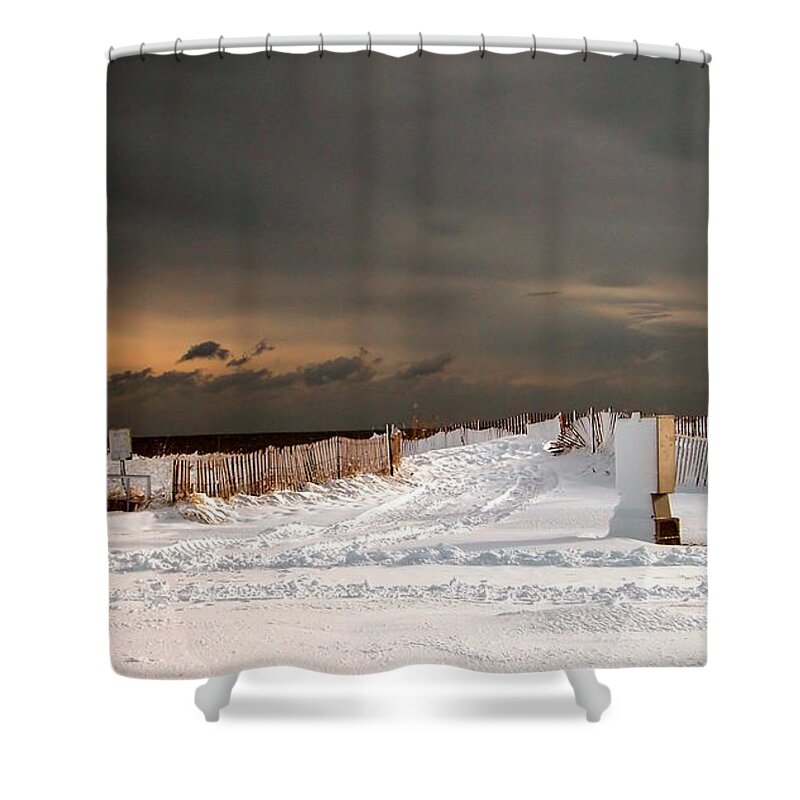 Stormy Shower Curtain featuring the photograph After The Storm by Cathy Kovarik