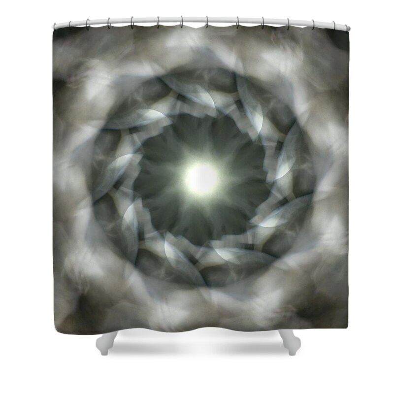 Mandala Shower Curtain featuring the photograph Ancient Light II by Lisa Lipsett