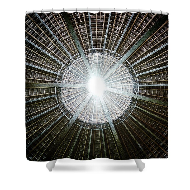 Circle Shower Curtain featuring the photograph Bamboo Sun #2 by Natasha Marco