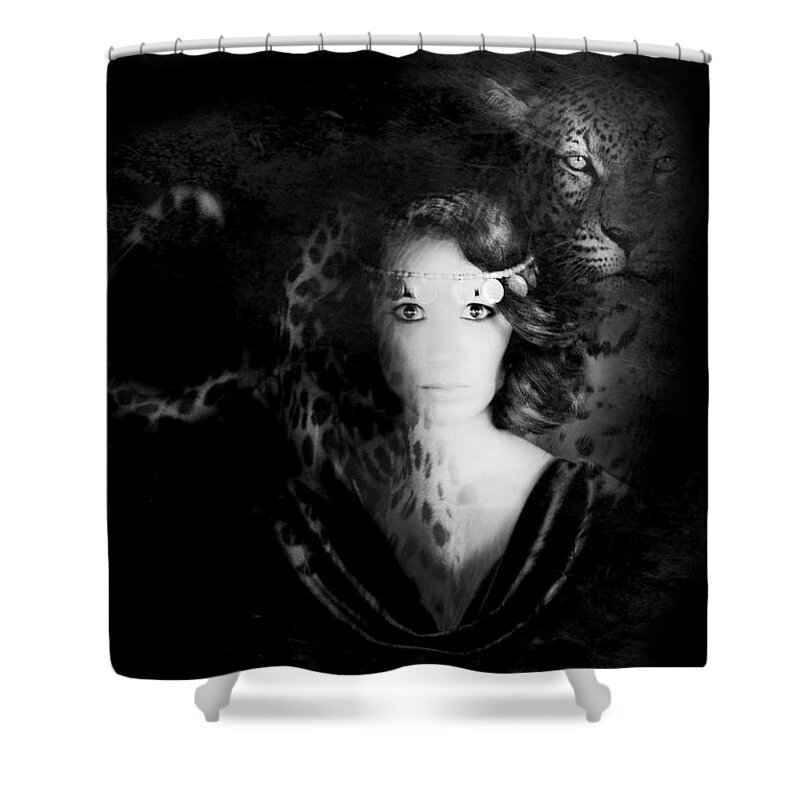 Art Deco Shower Curtain featuring the photograph Casati by Theresa Tahara