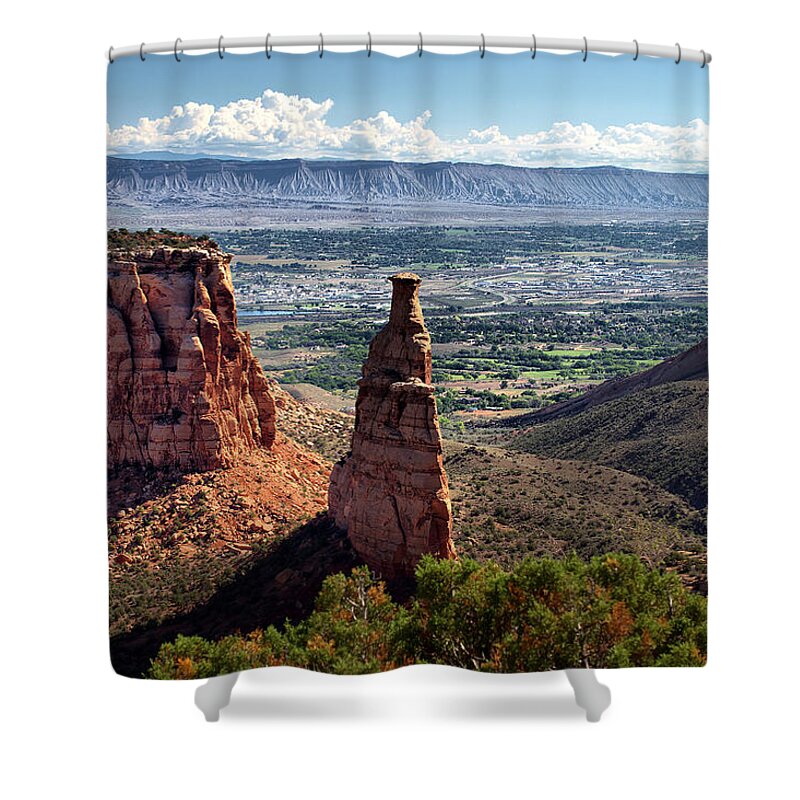 Colorado Shower Curtain featuring the photograph Colorado National Monument #1 by Farol Tomson