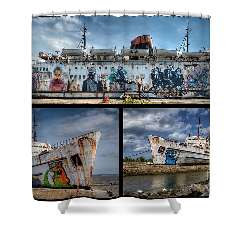 Duke Of Lancaster Shower Curtain featuring the photograph Duke of Lancaster #2 by Adrian Evans