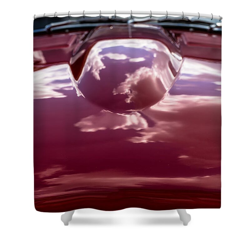 Automobile Shower Curtain featuring the photograph E-Type #2 by Edgar Laureano