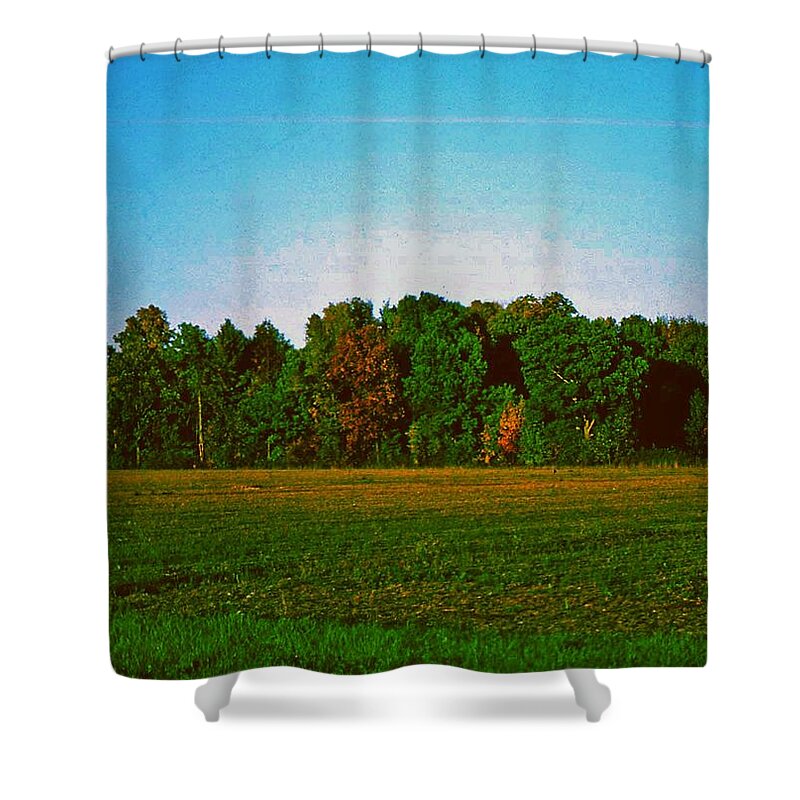 Indiana Shower Curtain featuring the photograph Fall Colors #1 by Gary Wonning
