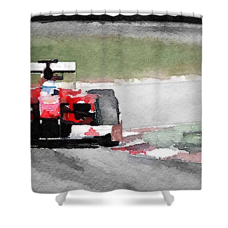 Designs Similar to Ferrari F1 Race Watercolor #1