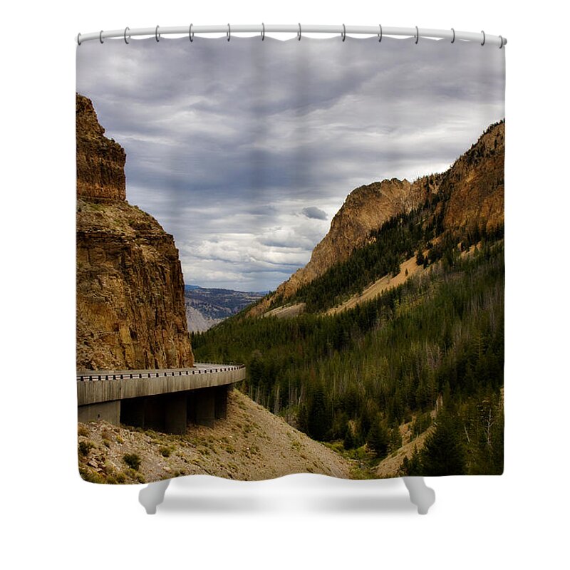 glen Creek Shower Curtain featuring the photograph Golden Gate Canyon #1 by Lana Trussell