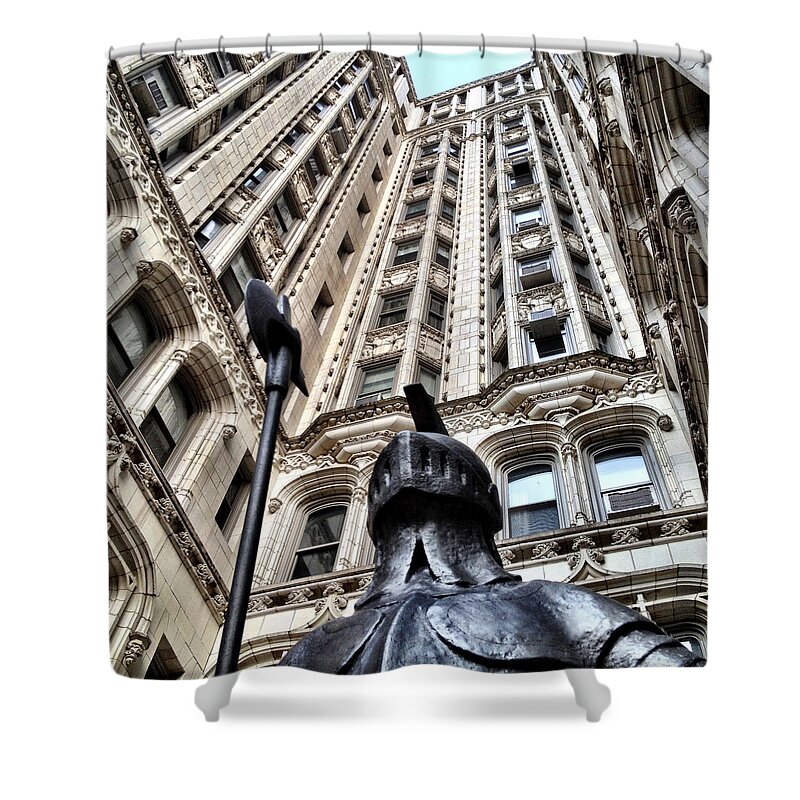 Gramercy Park Shower Curtain featuring the photograph Gothic Gramercy #2 by Natasha Marco