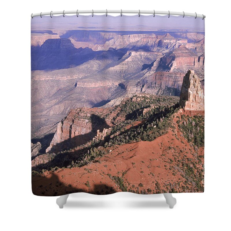 Grand Canyon Shower Curtain featuring the photograph Grand Canyon #1 by Mark Newman
