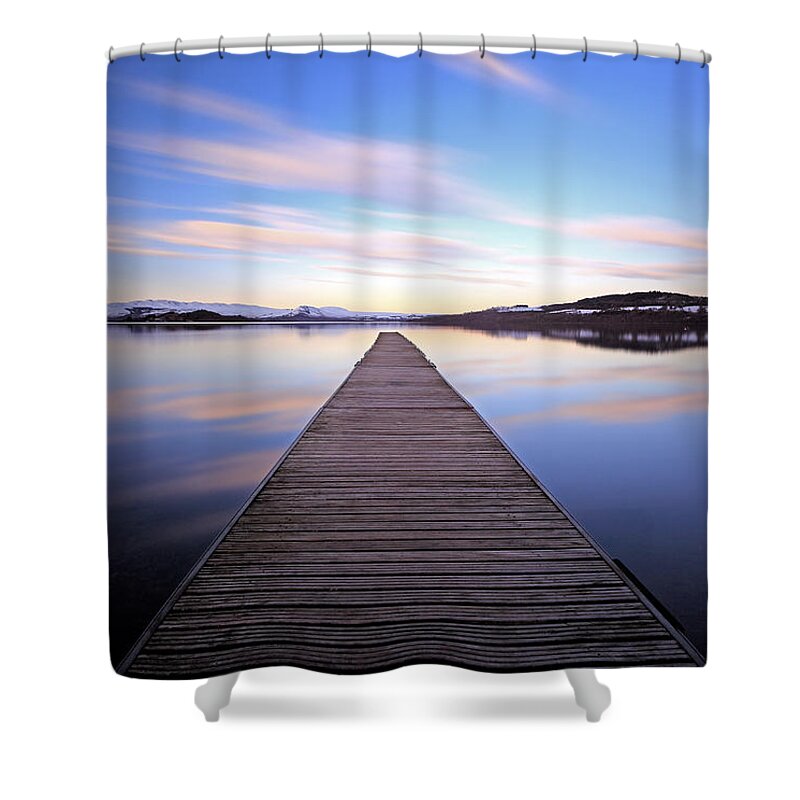 Loch Lomond Shower Curtain featuring the photograph Loch Lomond #1 by Grant Glendinning