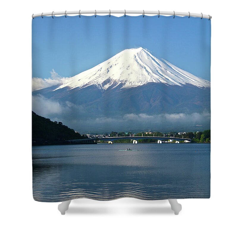 Scenics Shower Curtain featuring the photograph Mt.fuji #1 by Yohey Yamagata
