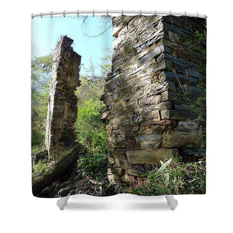 Jane Ford Shower Curtain featuring the photograph Nature's Door by Jane Ford