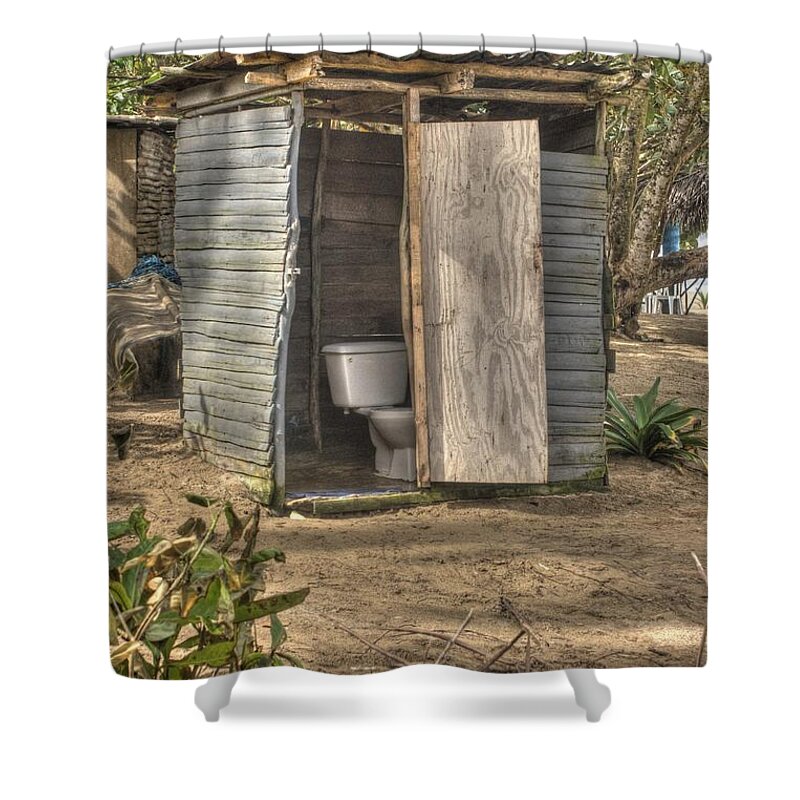 Lavatory Shower Curtain featuring the photograph Not For The Faint Hearted #1 by David Birchall