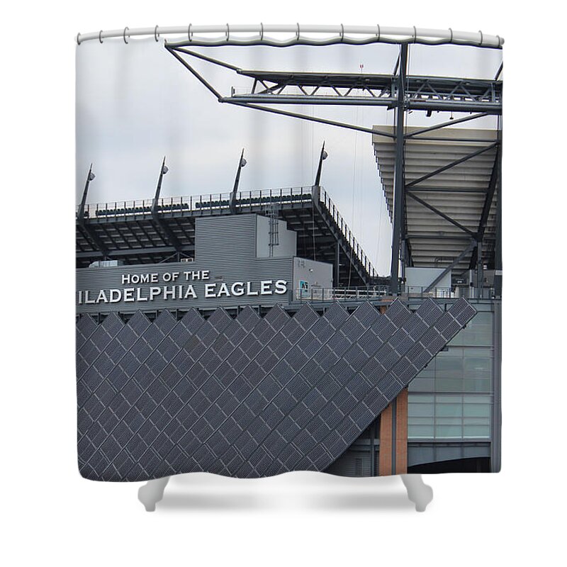 Philadelphia Eagles Shower Curtain featuring the photograph One Day Soon by David Jackson