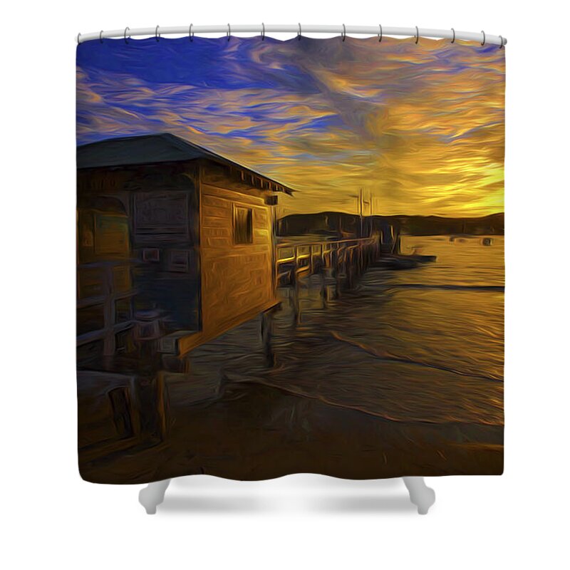 Palm Beach Shower Curtain featuring the photograph Palm Beach sunset by Sheila Smart Fine Art Photography