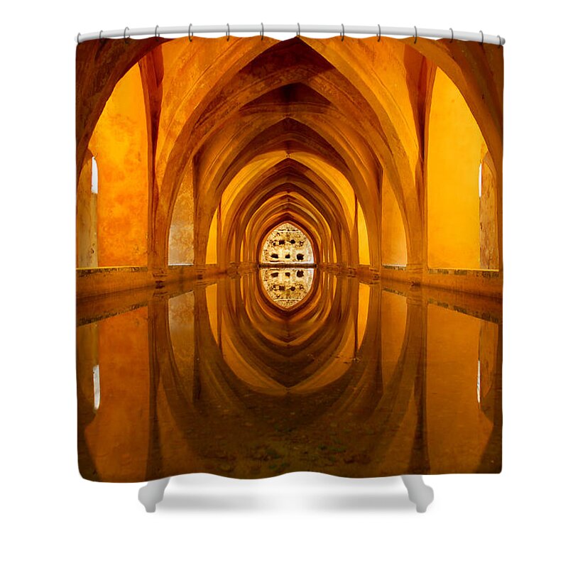 Seville Shower Curtain featuring the photograph Reflection of Perfection by AM FineArtPrints