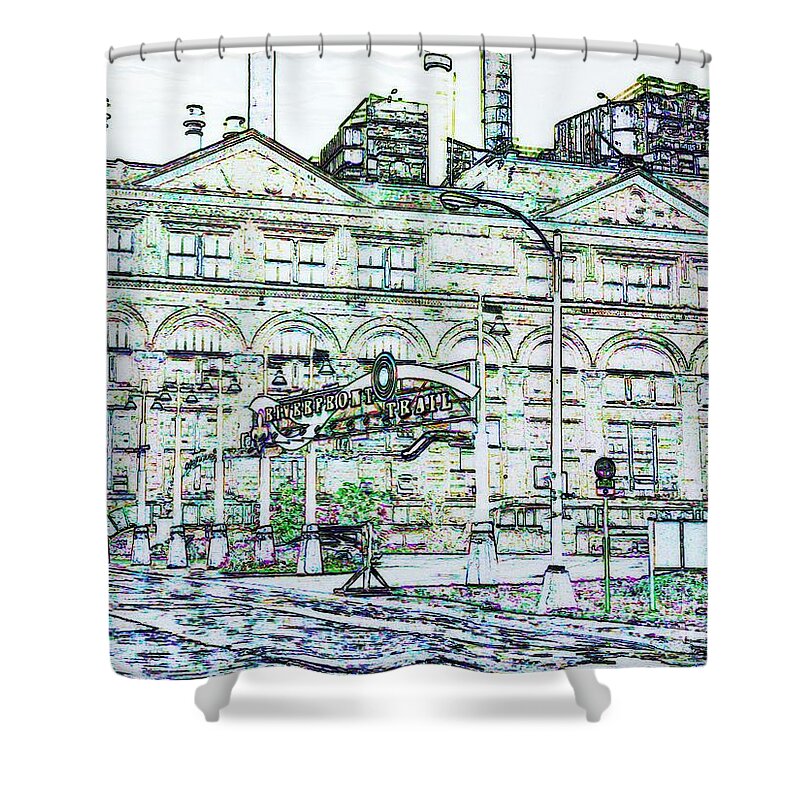  Shower Curtain featuring the photograph Riverfront Trail 2 by Kelly Awad