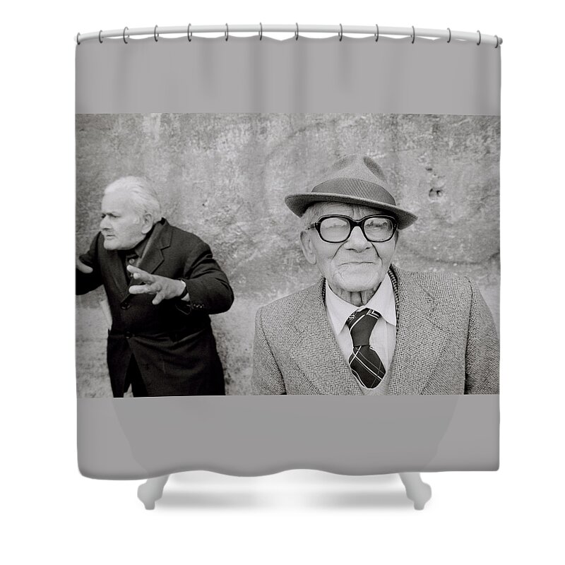 Friendship Shower Curtain featuring the photograph Style Of Italy by Shaun Higson