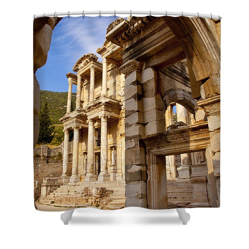 Ephesus Shower Curtain featuring the photograph Ruins of Ephesus by Brian Jannsen