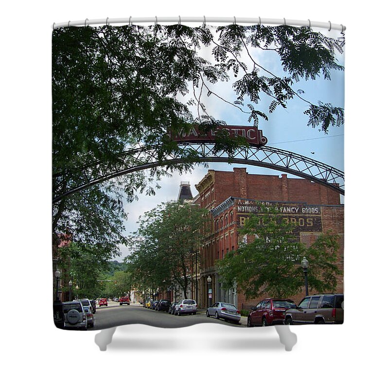 Chillicothe Shower Curtain featuring the photograph Second Street #2 by Charles Robinson