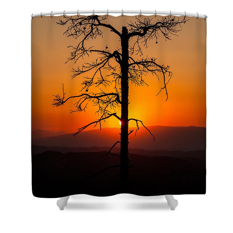 Landscape Shower Curtain featuring the photograph Serenity #1 by Davorin Mance