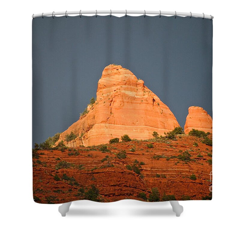 Outdoors Shower Curtain featuring the photograph Shades Of Reds by Susan Herber