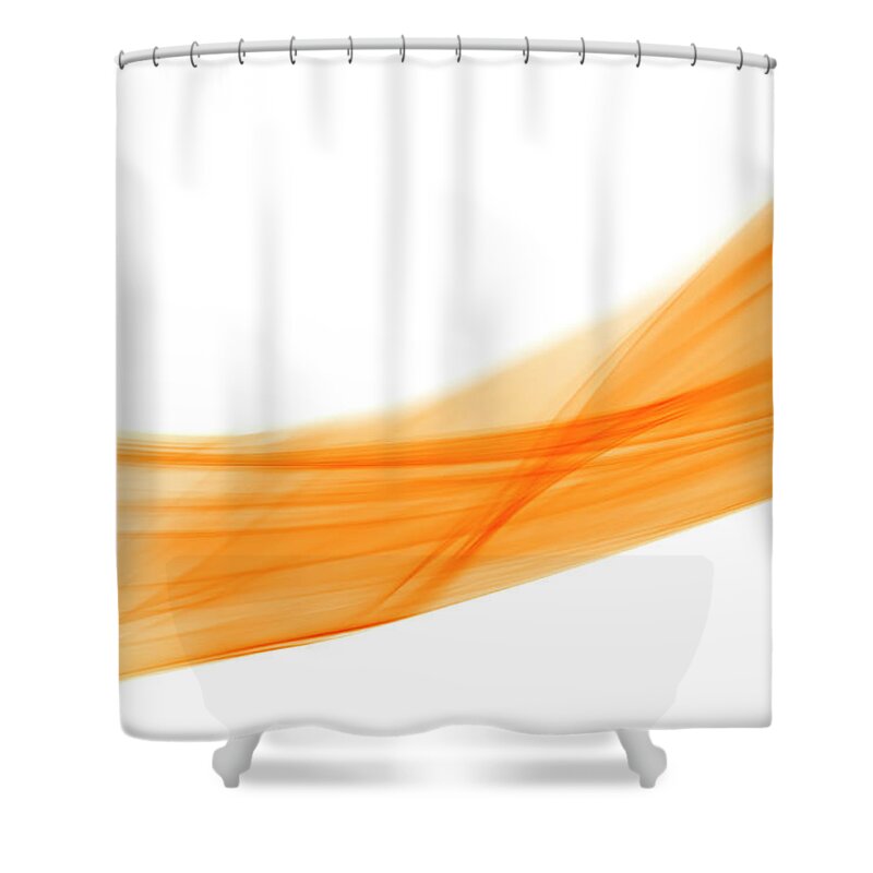 Curve Shower Curtain featuring the photograph Smoke, Creative Abstract Vitality #1 by Tttuna