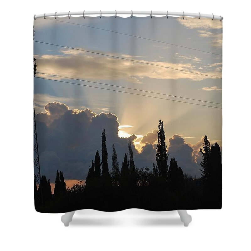Sunrise Shower Curtain featuring the photograph Sunrise #2 by George Katechis