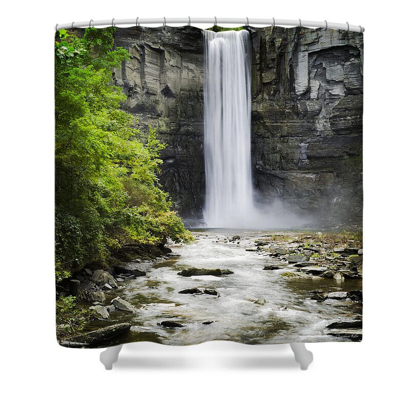 Taughannock Falls Shower Curtain featuring the photograph Taughannock Falls State Park by Christina Rollo