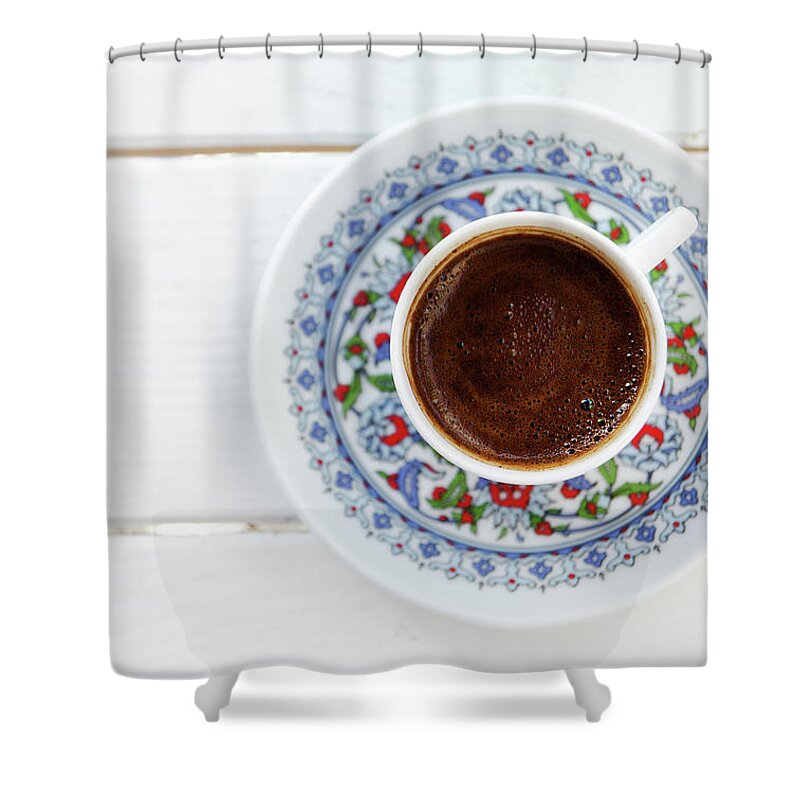 Istanbul Shower Curtain featuring the photograph Turkish Coffee #1 by Istanbulimage