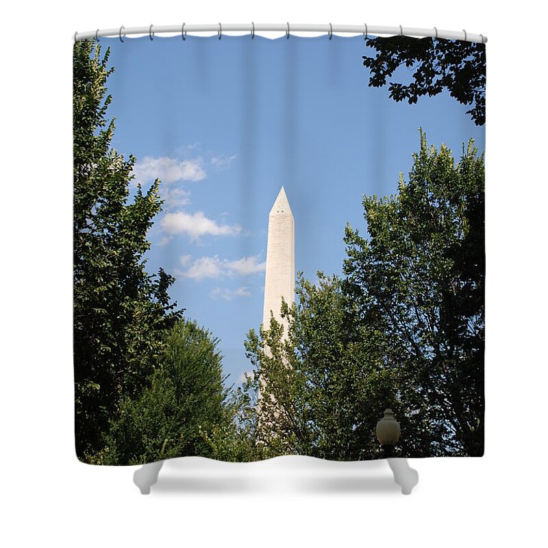 Washington Shower Curtain featuring the photograph Washington Monument by Kenny Glover
