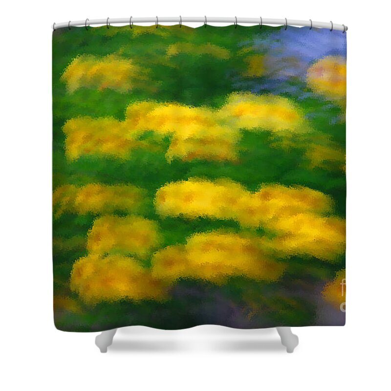 Digital Art Shower Curtain featuring the photograph 10- Springtime by Joseph Keane