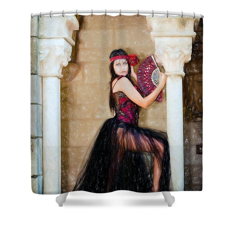 Senorita Shower Curtain featuring the photograph Senorita #12 by Bill Howard