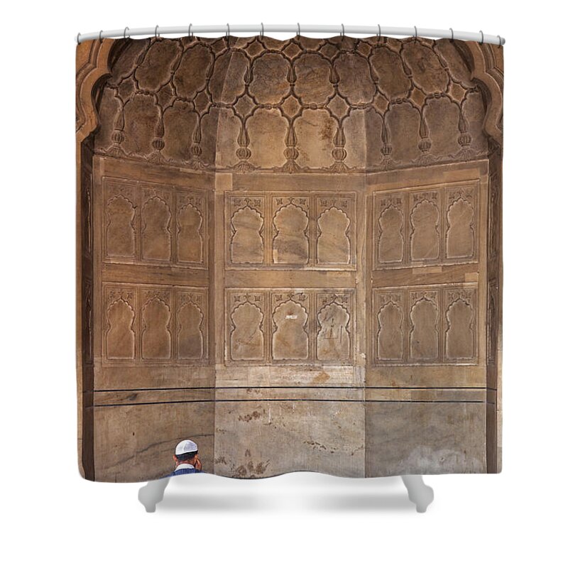 Mosque Shower Curtain featuring the photograph 120801p011 by Arterra Picture Library