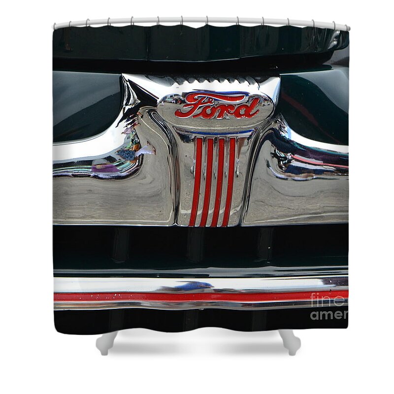 Woodies On The Warf Shower Curtain featuring the photograph Woodie #26 by Dean Ferreira