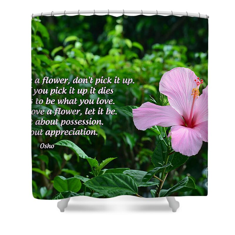 Osho Shower Curtain featuring the photograph 163- Osho by Joseph Keane