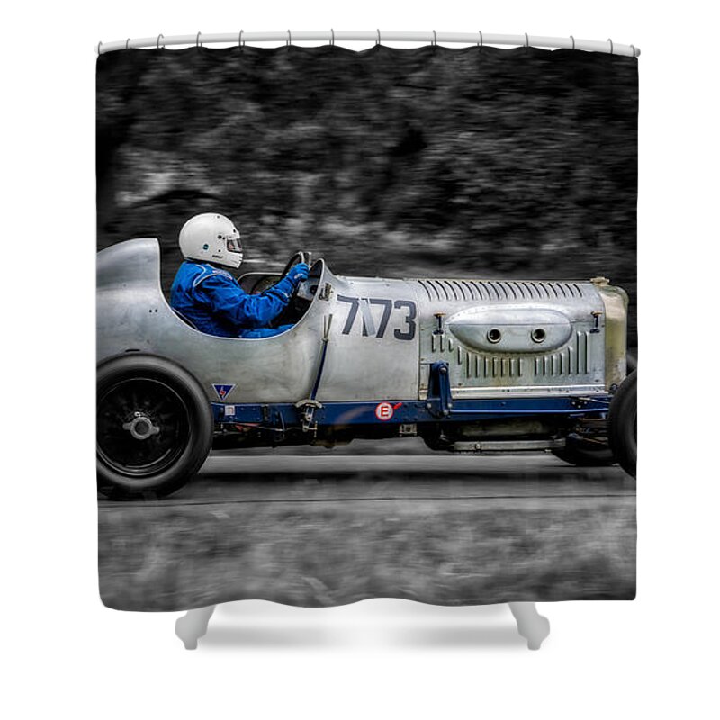 Vintage Car Shower Curtain featuring the photograph 1924 Bentley by Adrian Evans