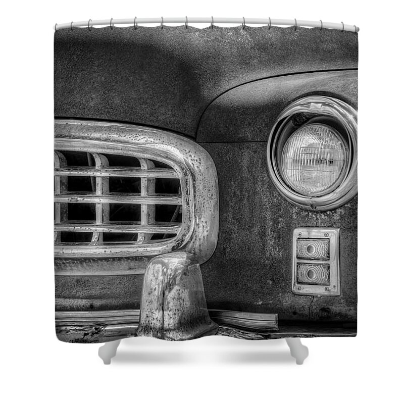 Nash Shower Curtain featuring the photograph 1950 Nash Statesman by Scott Norris