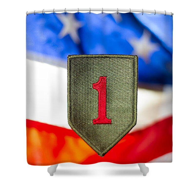1st Infantry Division Shower Curtain featuring the photograph 1st Infantry Division by Craig Forhan