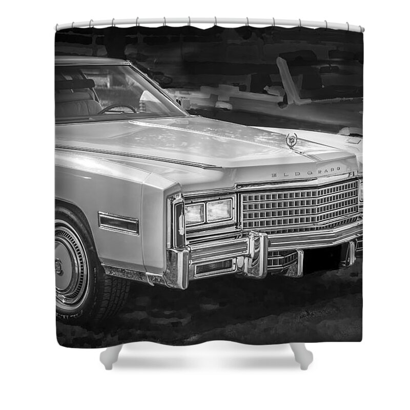 1978 Cadillac Shower Curtain featuring the photograph 1978 Cadillac Eldorado #2 by Rich Franco