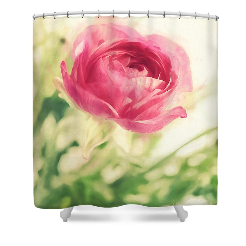 Pink Shower Curtain featuring the photograph Flower #2 by HD Connelly