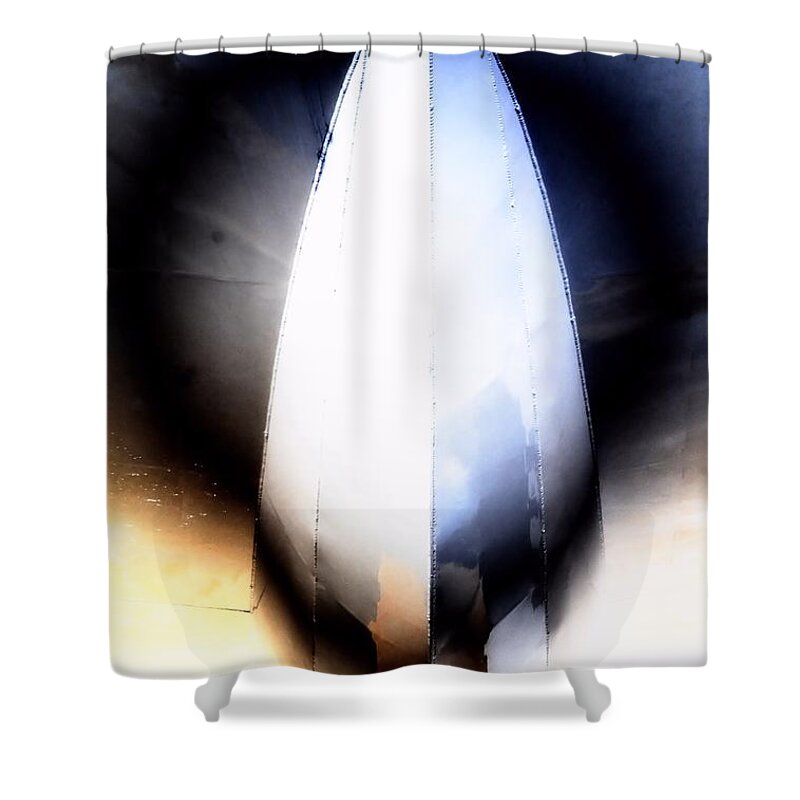 Newel Hunter Shower Curtain featuring the photograph From Below #2 by Newel Hunter