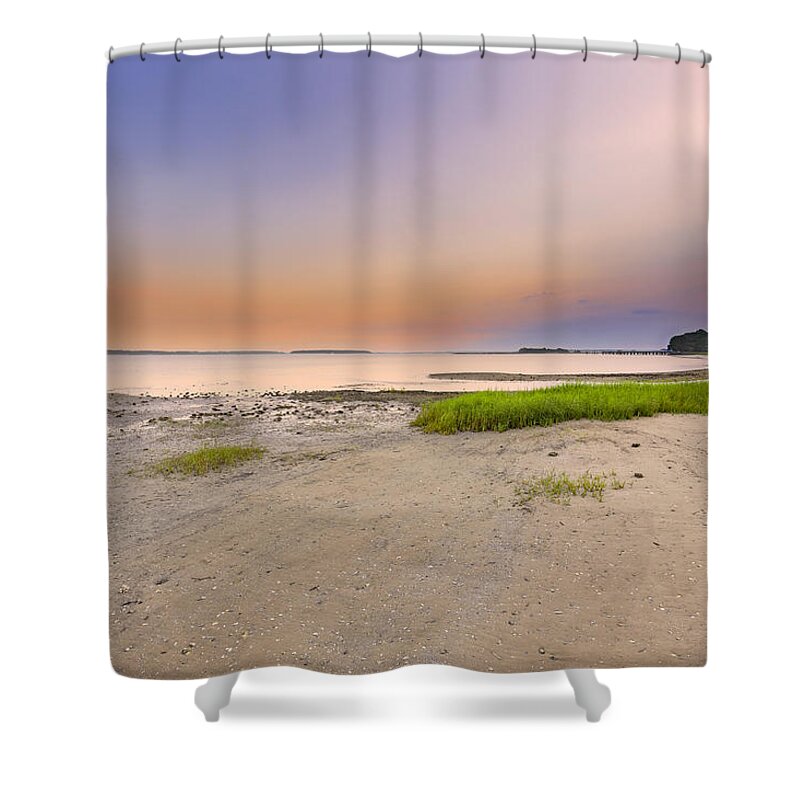 Abstract Shower Curtain featuring the photograph Hilton Head Island by Peter Lakomy