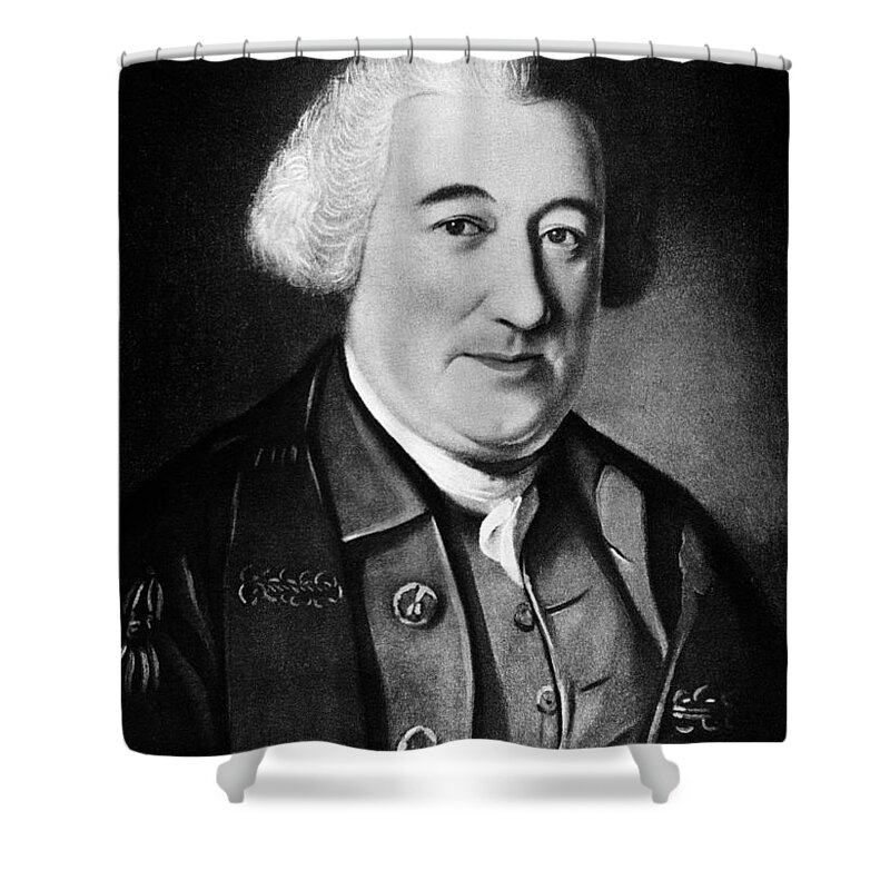 18th Century Shower Curtain featuring the photograph John Hanson (1721-1783) #2 by Granger