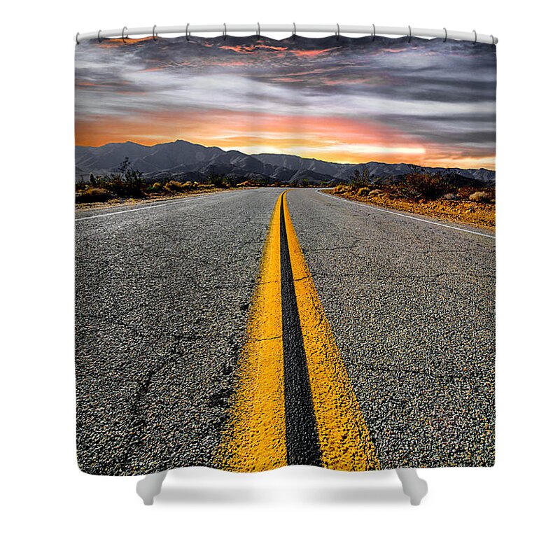 Highways Shower Curtains