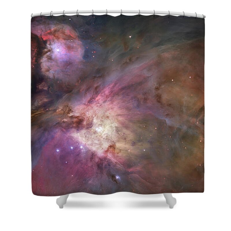 Nebula Shower Curtain featuring the photograph Orion Nebula #2 by Sebastian Musial