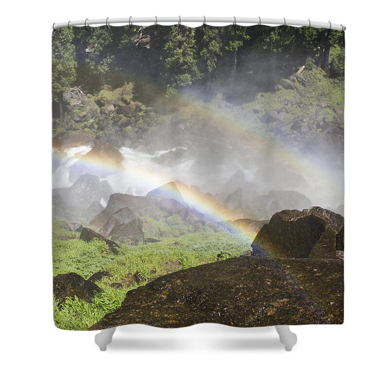 Rainbow Shower Curtain featuring the photograph Rainbow Twins by Priya Ghose