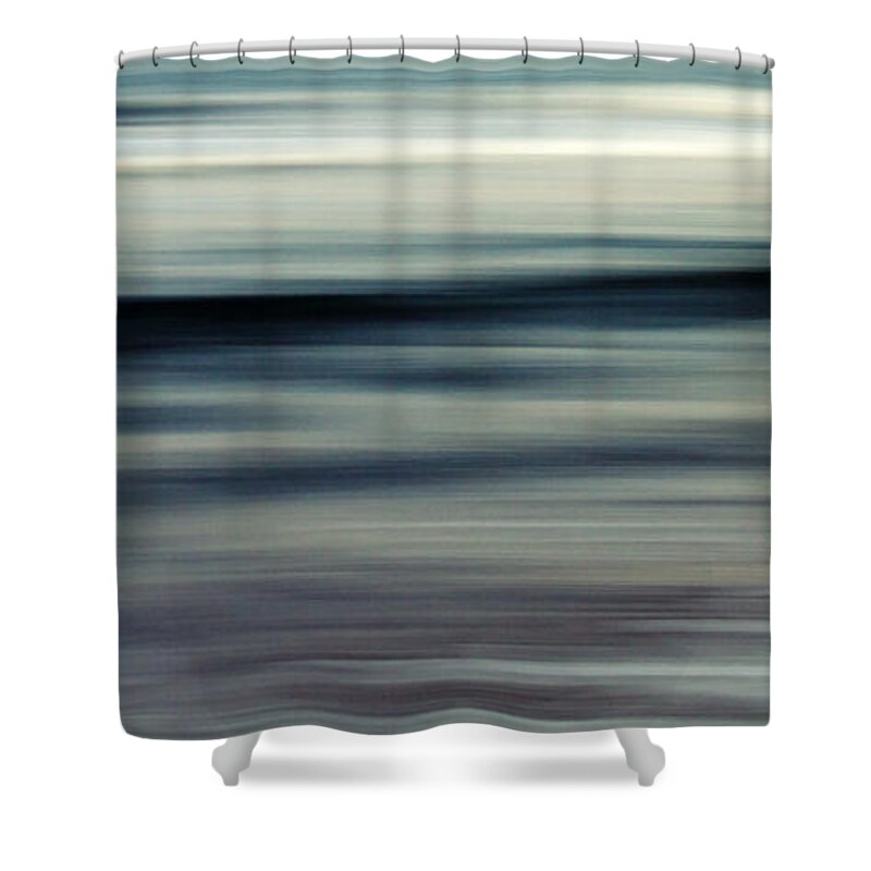 Abstract Shower Curtain featuring the photograph sea by Stelios Kleanthous