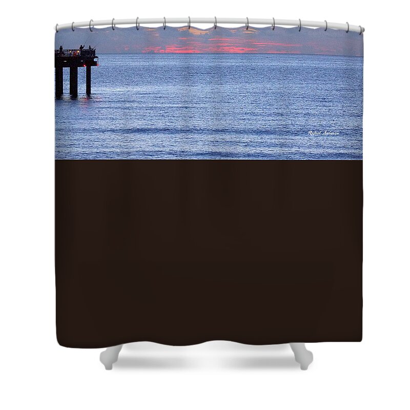 Sunrise Shower Curtain featuring the photograph Sunrise in Florida Riviera by Rafael Salazar