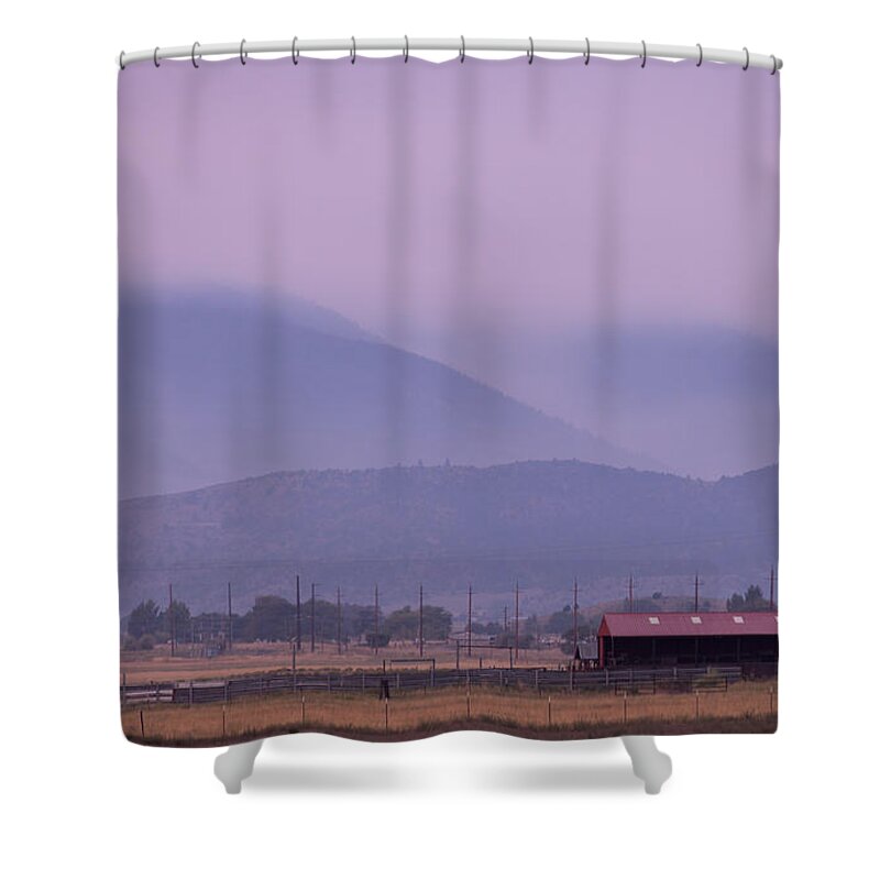Sunset Shower Curtain featuring the photograph Sunset #2 by Alexander Fedin