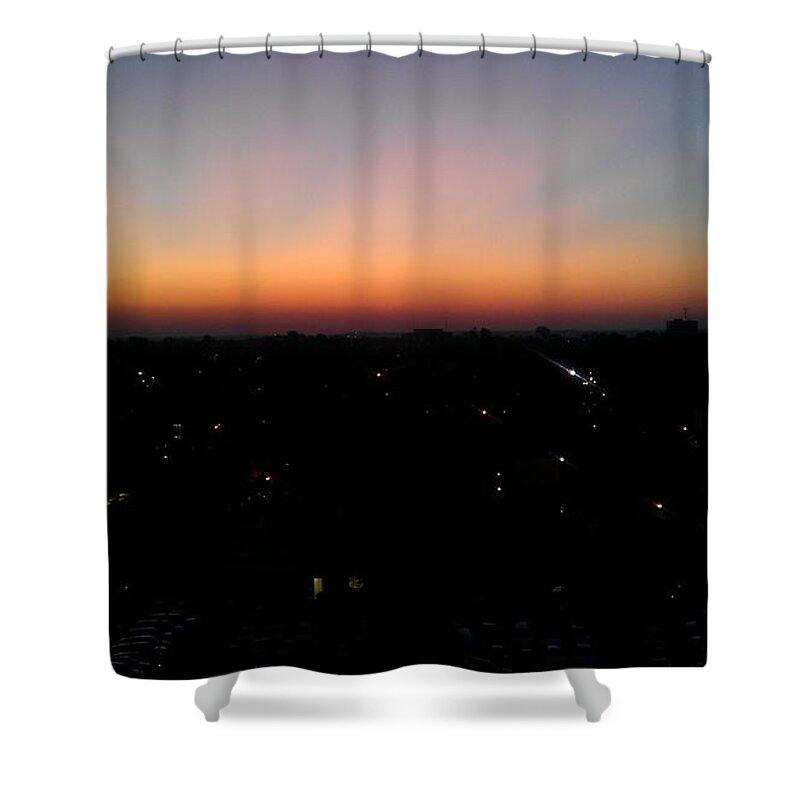 Sunset Shower Curtain featuring the photograph Sunset Silhouette #2 by Kenny Glover